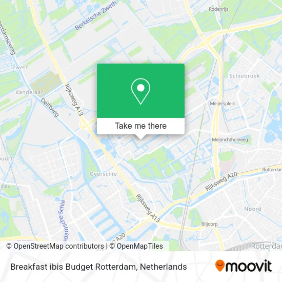 Breakfast ibis Budget Rotterdam Karte