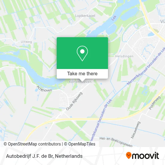 Autobedrijf J.F. de Br map