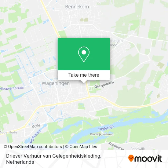 Driever Verhuur van Gelegenheidskleding map