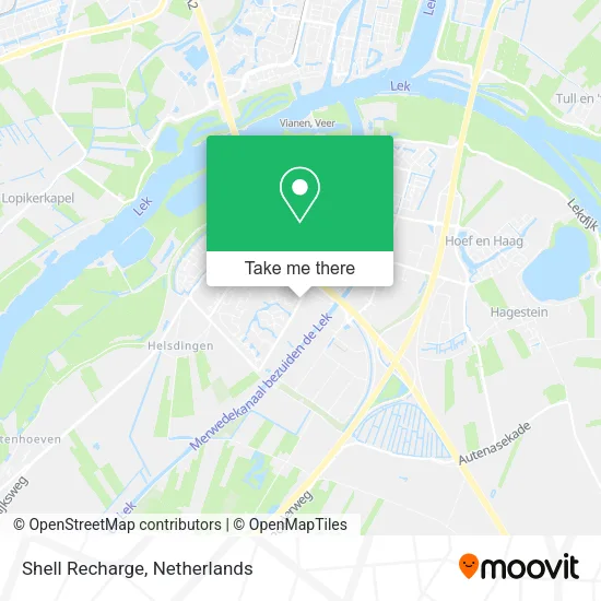 Shell Recharge map