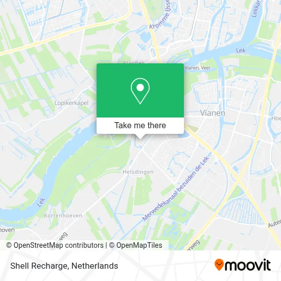 Shell Recharge map