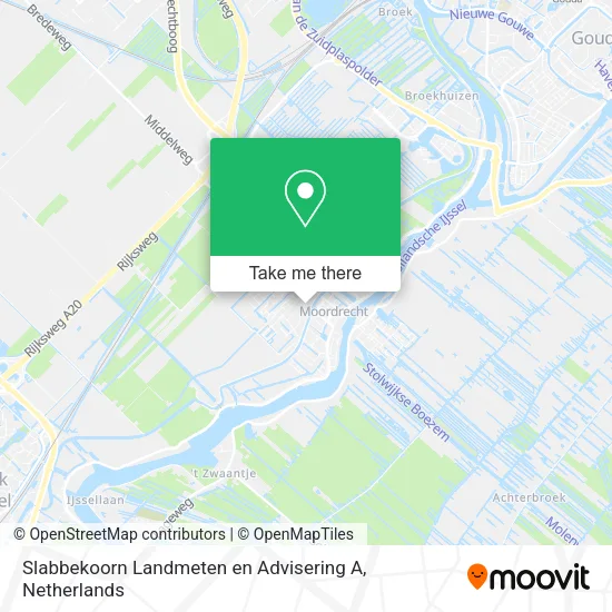 Slabbekoorn Landmeten en Advisering A map