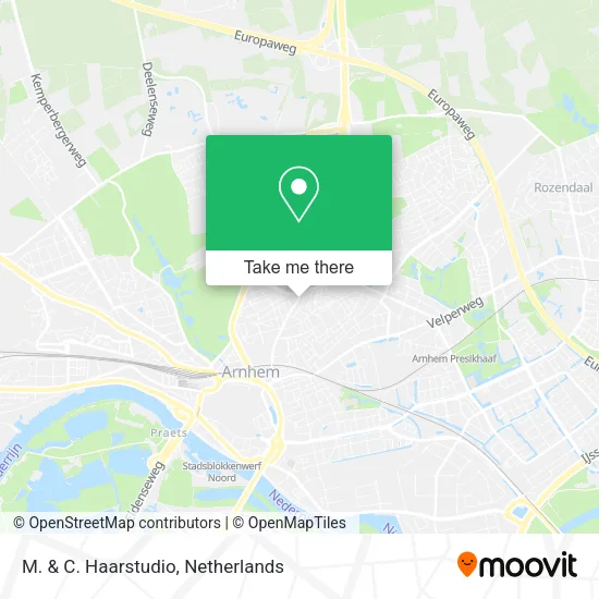 M. & C. Haarstudio map