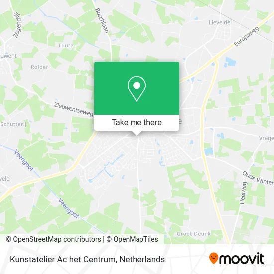Kunstatelier Ac het Centrum map