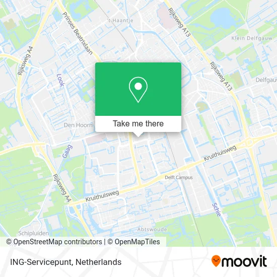 ING-Servicepunt map