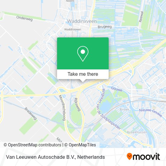 Van Leeuwen Autoschade B.V. map