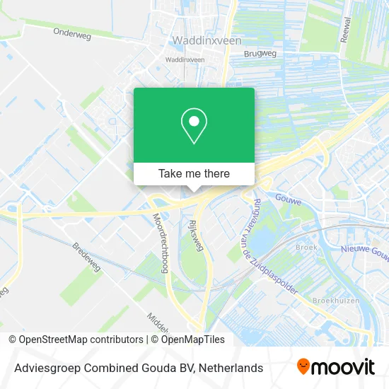 Adviesgroep Combined Gouda BV map