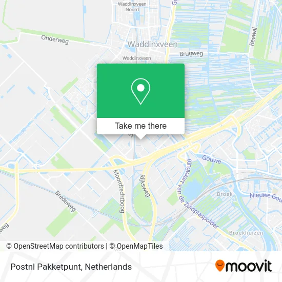 Postnl Pakketpunt map