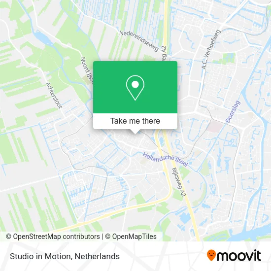 Studio in Motion map