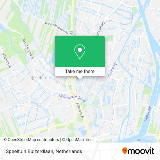 Speeltuin Buizerdlaan map