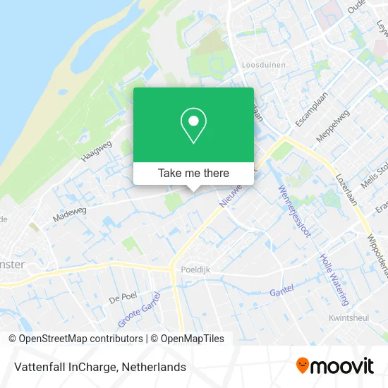 Vattenfall InCharge map