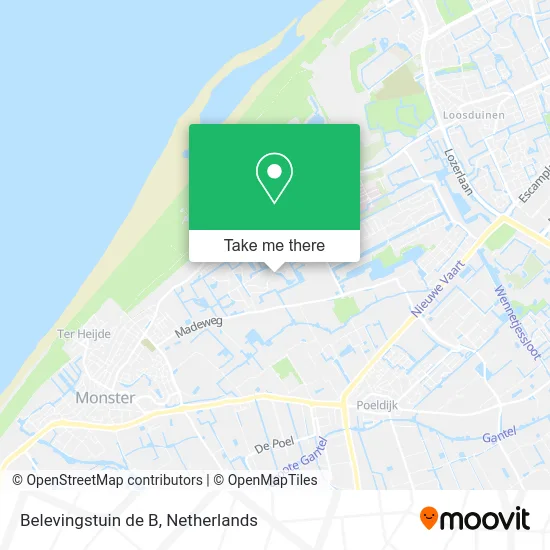 Belevingstuin de B map