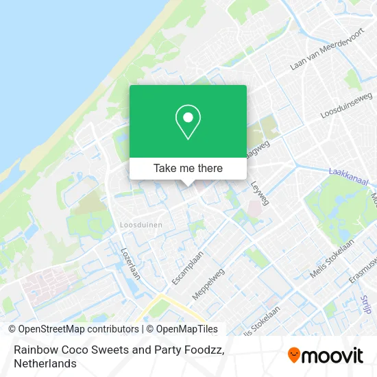 Rainbow Coco Sweets and Party Foodzz map