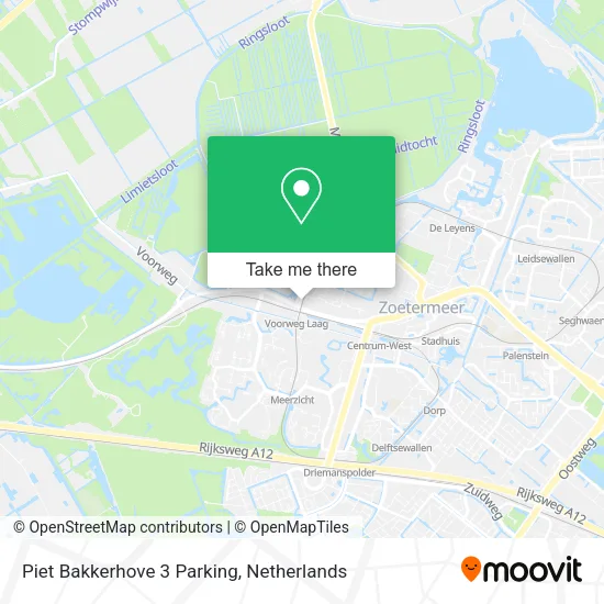 Piet Bakkerhove 3 Parking map