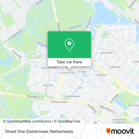 Street One Zoetermeer map