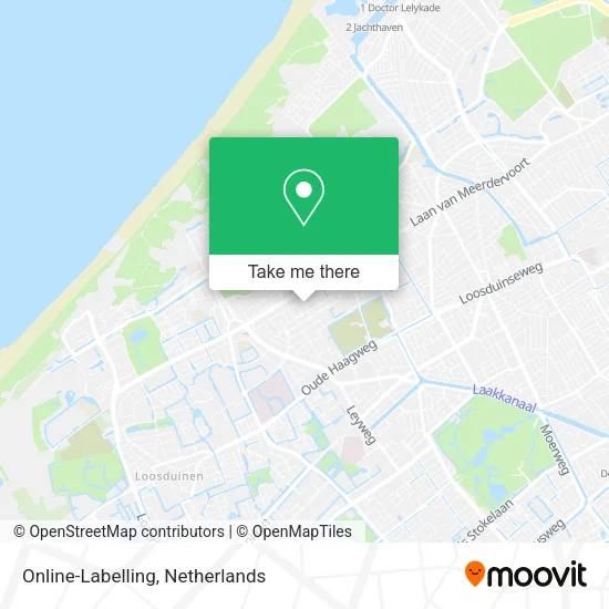 Online-Labelling map