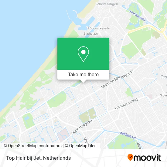 Top Hair bij Jet map