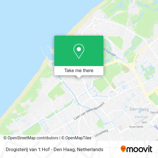 Drogisterij van 't Hof - Den Haag Karte