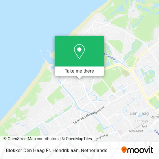 Blokker Den Haag Fr. Hendriklaan map