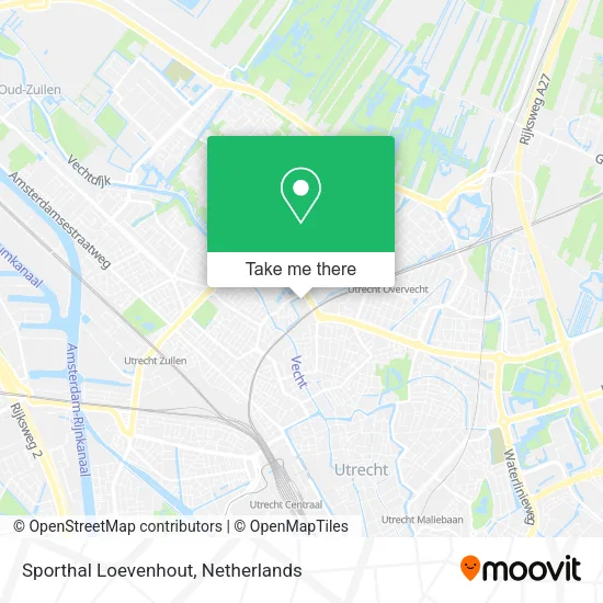 Sporthal Loevenhout map