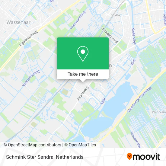 Schmink Ster Sandra map