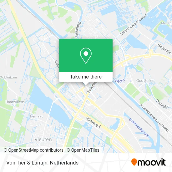Van Tier & Lantijn map