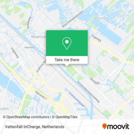 Vattenfall InCharge map