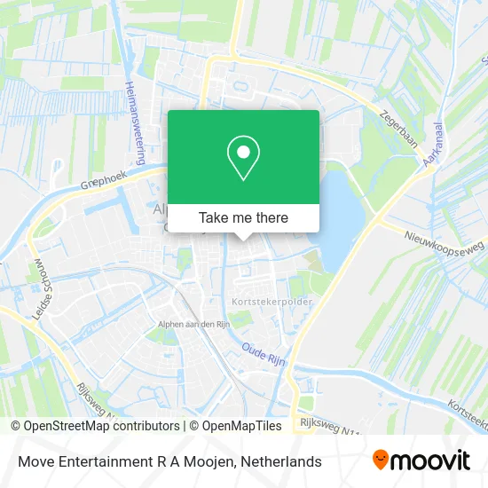 Move Entertainment R A Moojen map