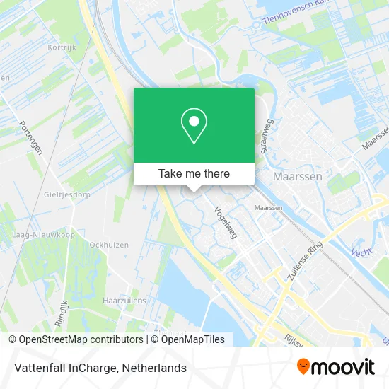 Vattenfall InCharge map