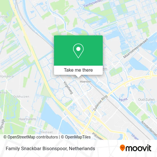 Family Snackbar Bisonspoor map