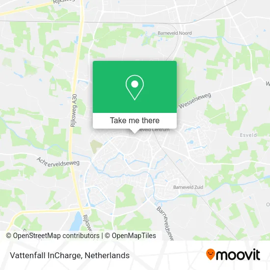 Vattenfall InCharge map