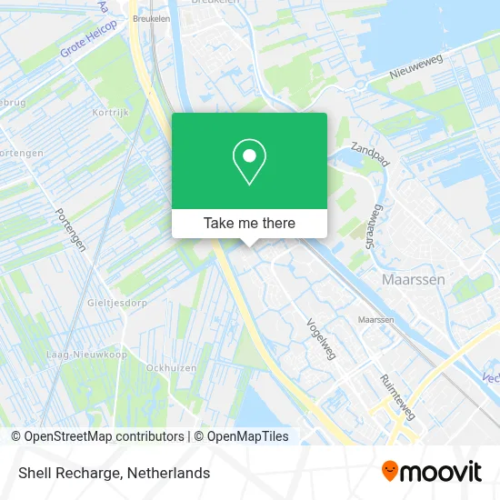 Shell Recharge map