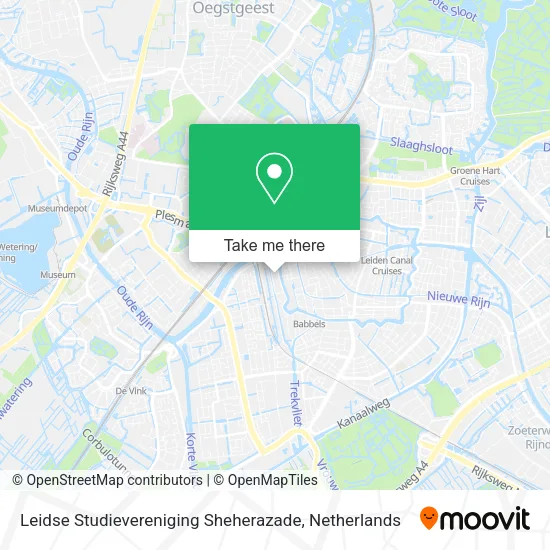 Leidse Studievereniging Sheherazade map