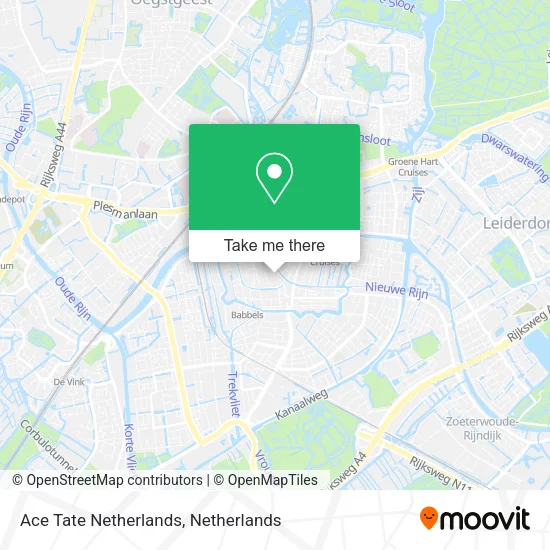 Ace Tate Netherlands map