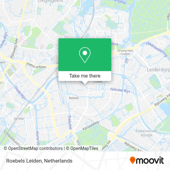 Roebels Leiden map