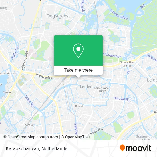 Karaokebar van map