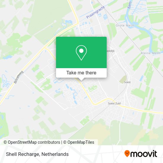 Shell Recharge map