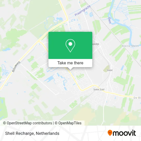 Shell Recharge map