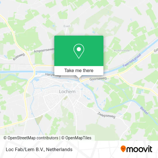 Loc Fab/Lem B.V. map