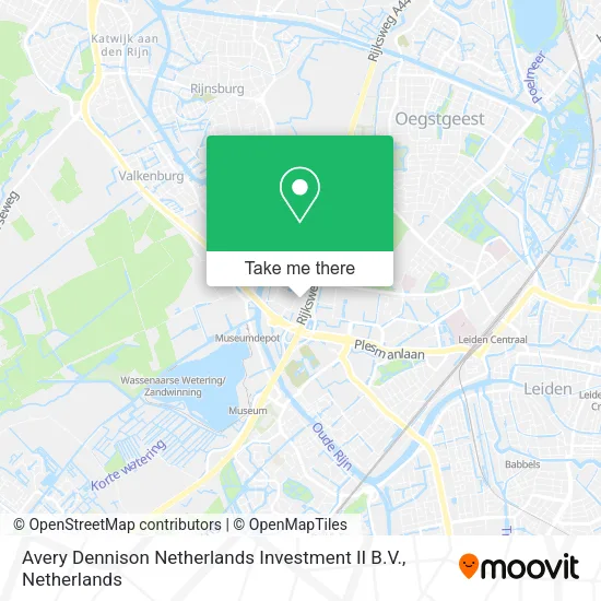 Avery Dennison Netherlands Investment II B.V. map