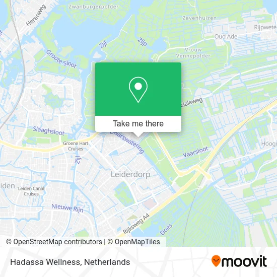 Hadassa Wellness map