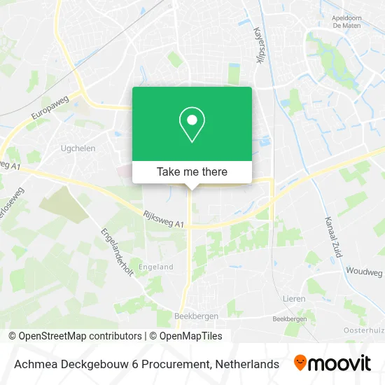 Achmea Deckgebouw 6 Procurement map