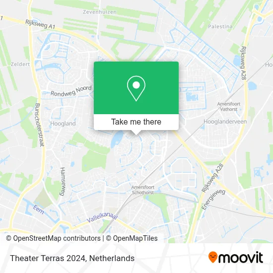 Theater Terras 2024 map