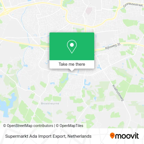 Supermarkt Ada Import Export map