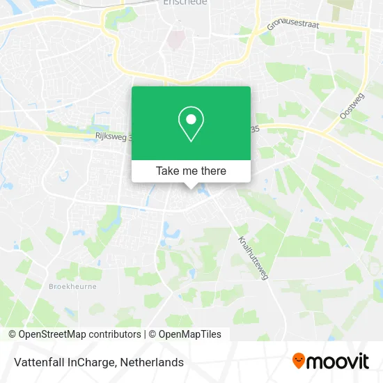 Vattenfall InCharge map