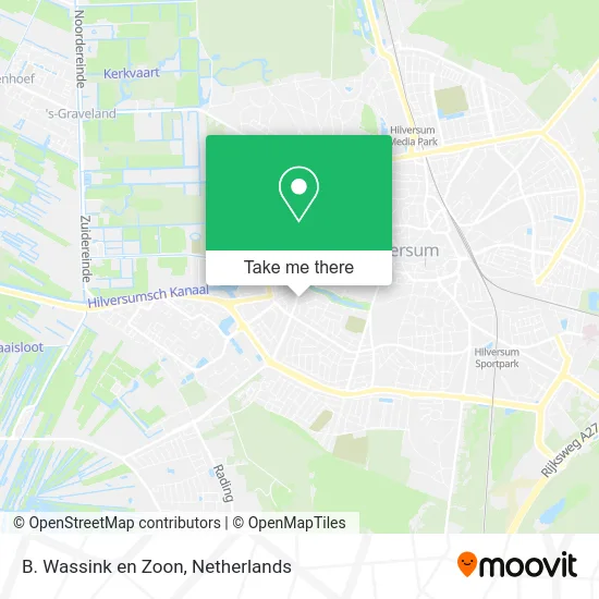 B. Wassink en Zoon map