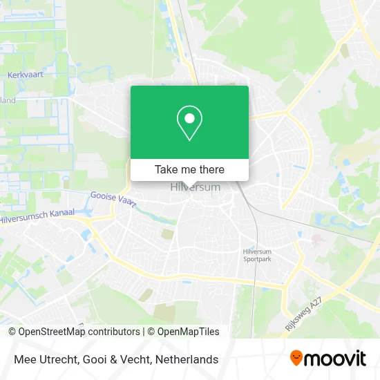 Mee Utrecht, Gooi & Vecht map
