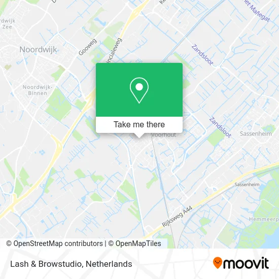 Lash & Browstudio map