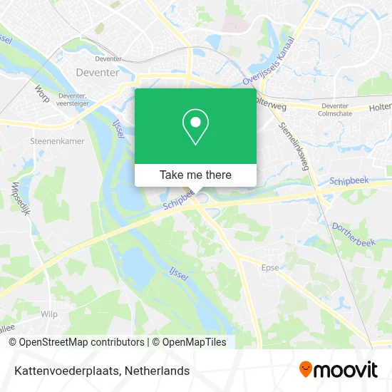 Kattenvoederplaats map