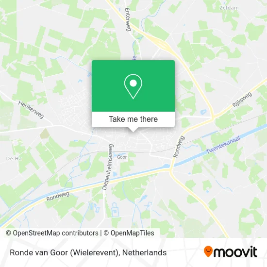 Ronde van Goor (Wielerevent) Karte